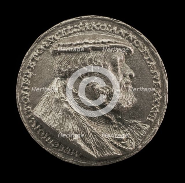Melchior von Osse, 1506-1557, Chancellor of Saxony [obverse], 16th century. Creator: Unknown.