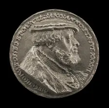 Melchior von Osse, 1506-1557, Chancellor of Saxony [obverse], 16th century. Creator: Unknown