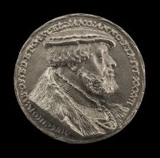 Melchior von Osse, 1506-1557, Chancellor of Saxony [obverse], 16th century. Creator: Unknown