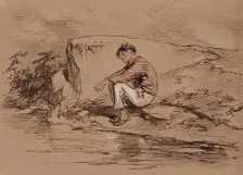 Melancholia, 1852-1866. Creator: Paul Gavarni