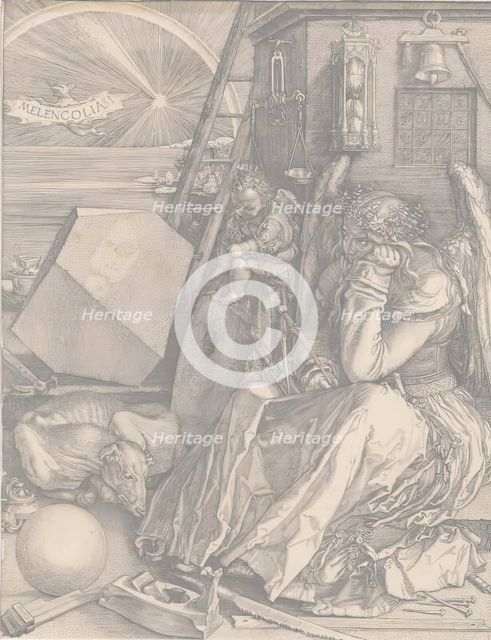 Melancholia. Creator: Albrecht Durer.