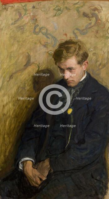 Melancholic, 1898. Creator: Wojciech Weiss.