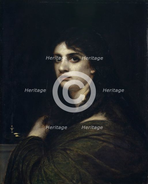 Melancholy, 1871. Creator: Arnold Bocklin.