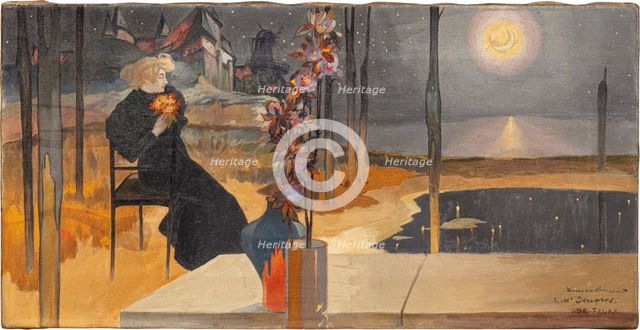 Melancholy, End 1890s. Creator: Georges de Feure.