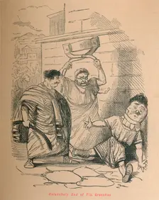 Melancholy End of Tib Gracchus 1852. Artist: John Leech