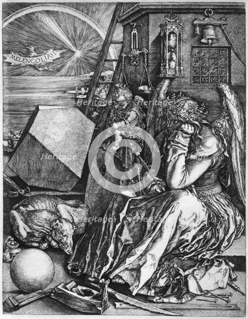 'Melancolia', 1514, (1936). Artist: Albrecht Dürer