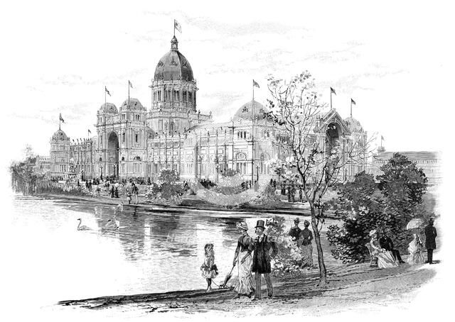 Melbourne Exhibition Building, Victoria, Australia, 1886. Artist: Unknown