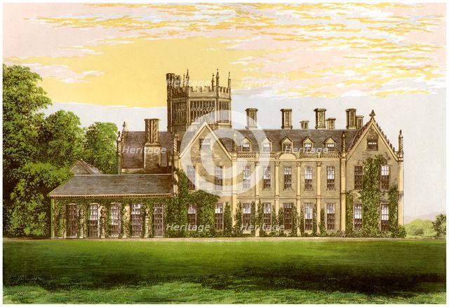 Melbury House, Dorset, home of the Earl of Ilchester, c1880. Artist: Unknown