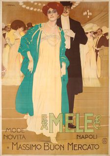 Mele Mode Novità, 1909. Creator: Metlicovitz, Leopoldo (1868-1944)
