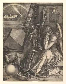 Melencolia I, 1514. Creator: Albrecht Durer