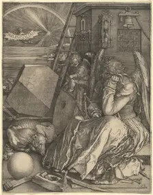 Melencolia I, 1514. Creator: Albrecht Durer