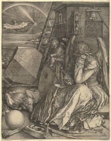 Melencolia I, 1514. Creator: Albrecht Durer