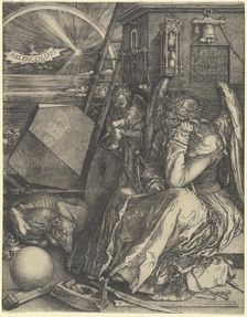 Melencolia I, 1514. Creator: Albrecht Durer