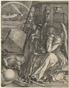 Melencolia I, 1514. Creator: Albrecht Durer