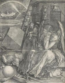 Melencolia I, 1514. Creator: Albrecht Durer