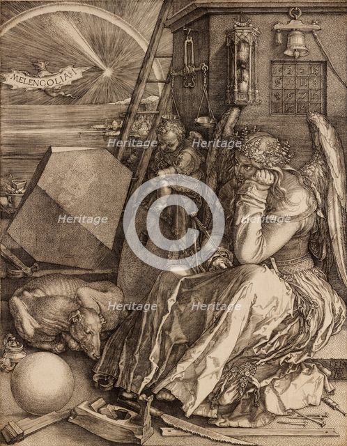 Melencolia I, 1514. Artist: Dürer, Albrecht (1471-1528)