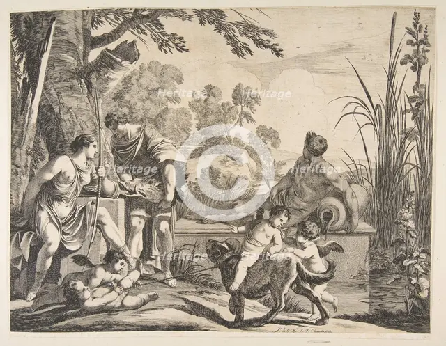 Meleager and Atalanta, 1643. Creator: Francois Chauveau.