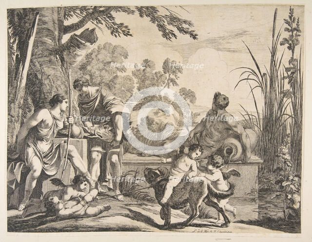 Meleager and Atalanta, 1643. Creator: Francois Chauveau.