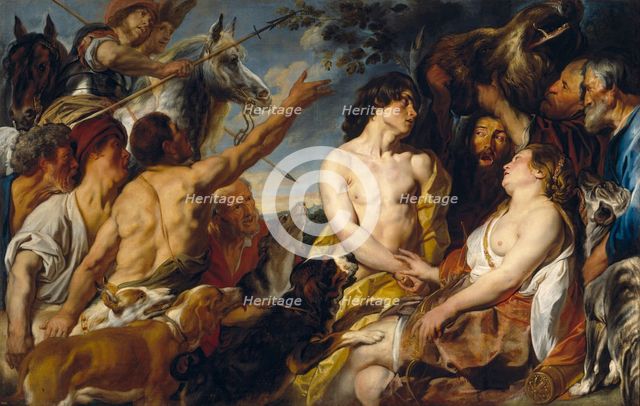 Meleager and Atalanta, between 1620 and 1650. Creator: Jacob Jordaens I.