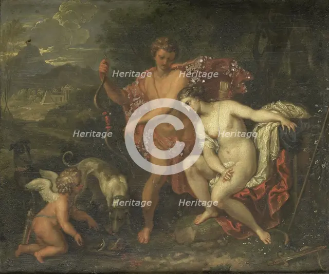 Meleager and Atalanta, c.1675-c.1699. Creator: Anon.