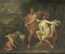 Meleager and Atalanta, c.1675-c.1699. Creator: Anon