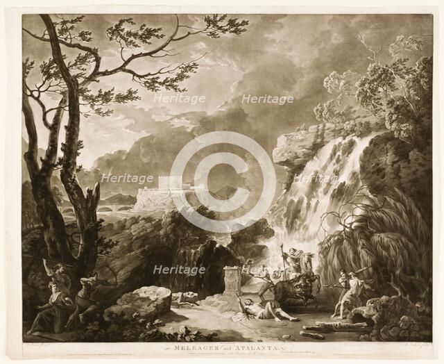 Meleager and Atalanta, c1770-1800 Creator: Richard Earlom.