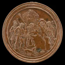 Meleager Hunting the Calydonian Boar, fourth quarter 15th century. Creator: Master of the Orpheus Legend