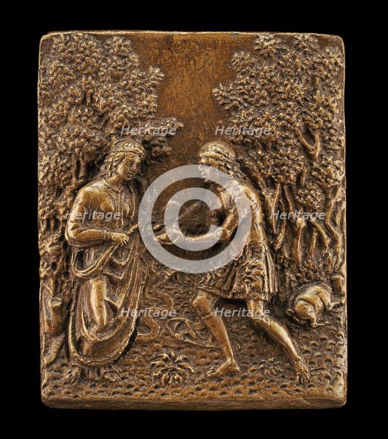 Meleager Presenting the Boar's Head to Atalanta. Creator: Andrea Briosco.