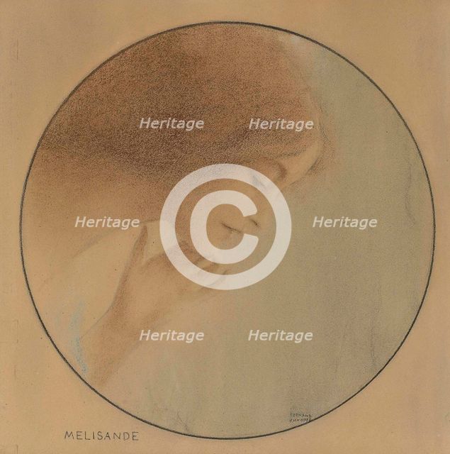 Mélisande, 1907. Creator: Khnopff, Fernand (1858-1921).