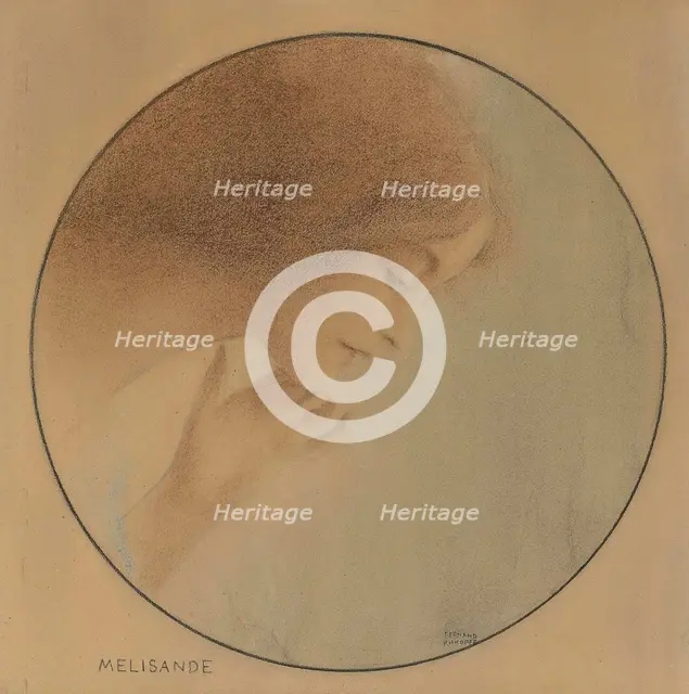 Mélisande, 1907. Creator: Khnopff, Fernand (1858-1921).