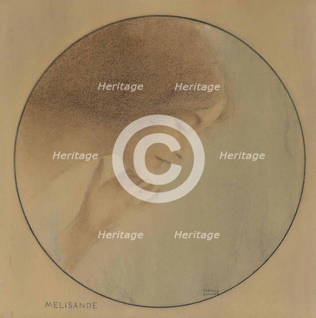 Mélisande, 1907. Creator: Khnopff, Fernand (1858-1921).