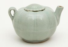 Melon-Shaped Ewer (Wine Pot) with Flower-Head..., Southern Song or Yuan dynasty, c13th cent. Creator: Unknown