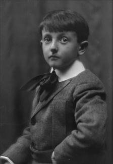 Meloney, Master, portrait photograph, 1912 or 1913. Creator: Arnold Genthe