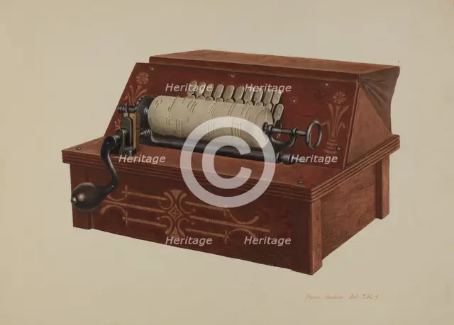 Melodeon, c. 1939. Creator: Regina Henderer.
