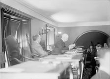 Mellen, Charles Sanger, Railroad President. Right, with C.C. Mcchord, 1914. Creator: Harris & Ewing