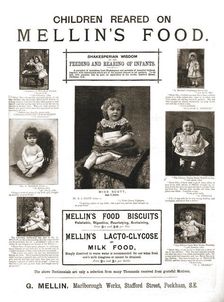 'Mellin's (children's) Food 1891. Creator: Unknown