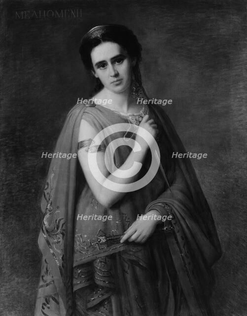 Melpomene, 1869. Creator: Giuseppe Fagnani.