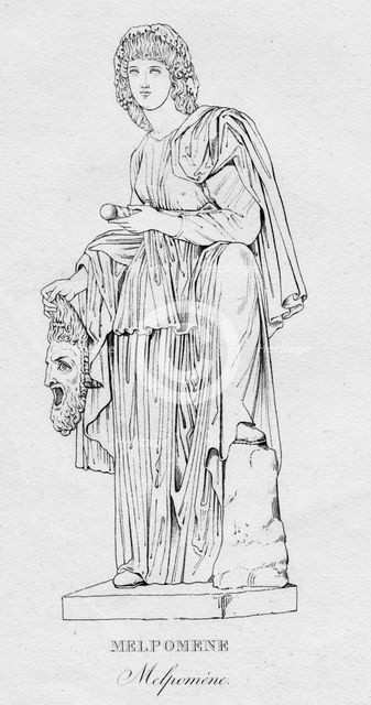 'Melpomene (Melpoméne)', c1850. Artist: Unknown.
