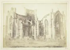 Melrose Abbey, 1844. Creator: William Henry Fox Talbot