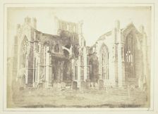 Melrose Abbey, 1844. Creator: William Henry Fox Talbot