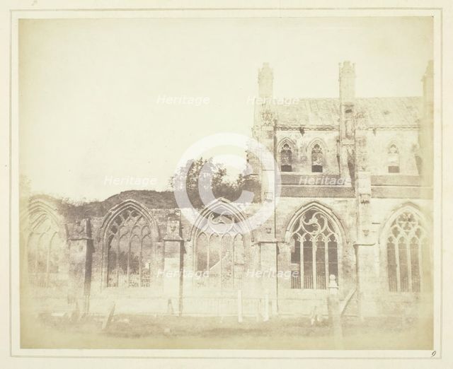 Melrose Abbey, 1844. Creator: William Henry Fox Talbot.