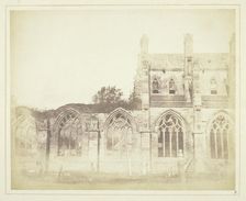 Melrose Abbey, 1844. Creator: William Henry Fox Talbot