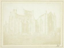 Melrose Abbey, 1844. Creator: William Henry Fox Talbot