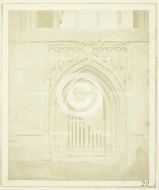 Melrose Abbey, 1844. Creator: William Henry Fox Talbot.