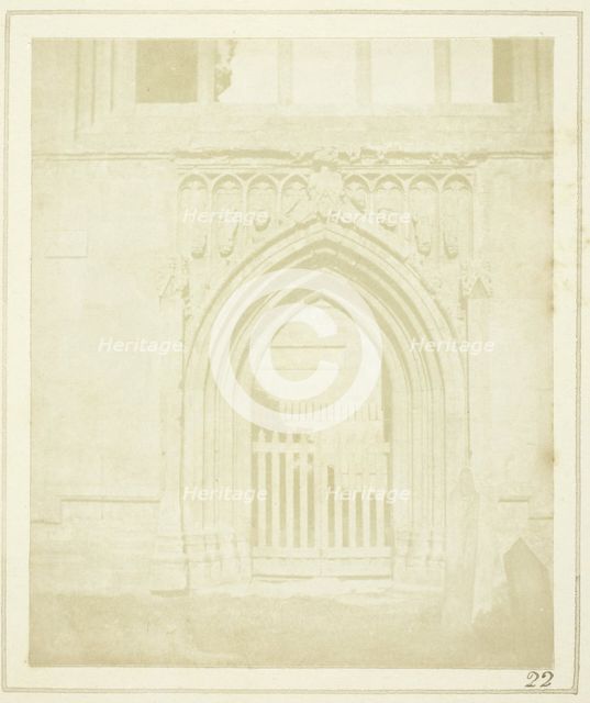 Melrose Abbey, 1844. Creator: William Henry Fox Talbot.