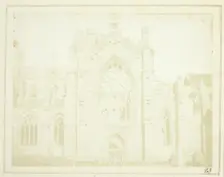 Melrose Abbey, 1844. Creator: William Henry Fox Talbot