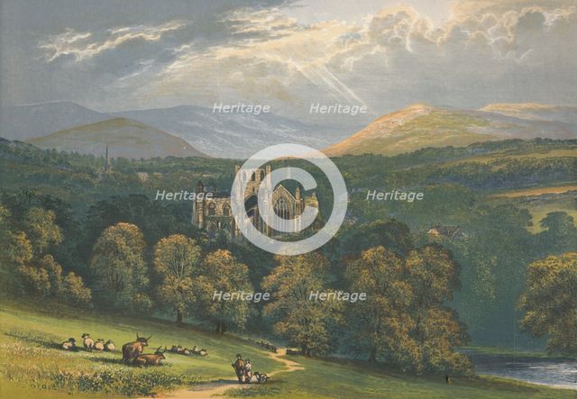 'Melrose Abbey', 1882, (1897). Artist: Alexander Francis Lydon.