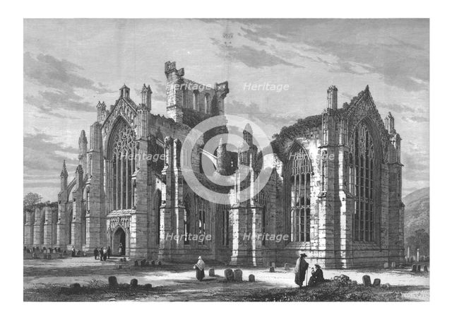 Melrose Abbey. Artist: Unknown.
