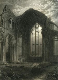 Melrose Abbey c1870
