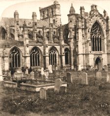 Melrose Abbey, Melrose, Scotland 1896. Creator: Works and Sun Sculpture Studios